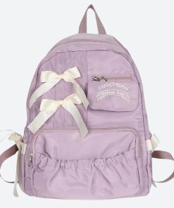 Fitted Collared Shirt Women, Fit Shirt Outfit - Bow School Backpack
