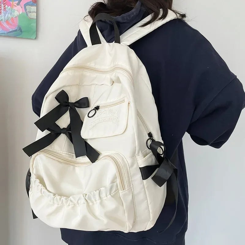 Fitted Collared Shirt Women, Fit Shirt Outfit - Bow School Backpack Fitted Collared Shirt Women, Fit Shirt Outfit - Bow School Backpack