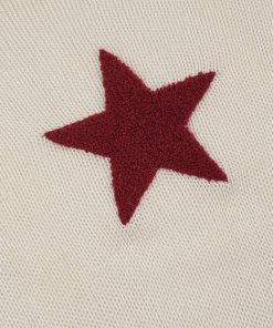 Fitted Collared Shirt Women, Trajes Aesthetic - Star Embroidery Knitted Top
