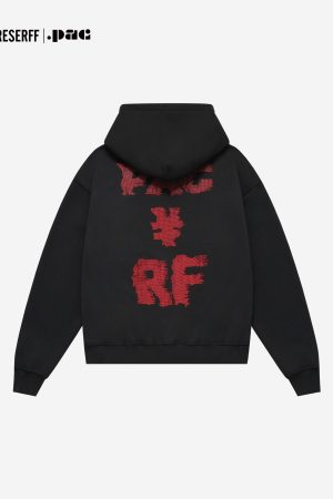 Fleece Hoodie with Rhinestone Pattern, Bootleg Style, Trendy Streetwear, Y2K Vibes, Casual Fashion Essential