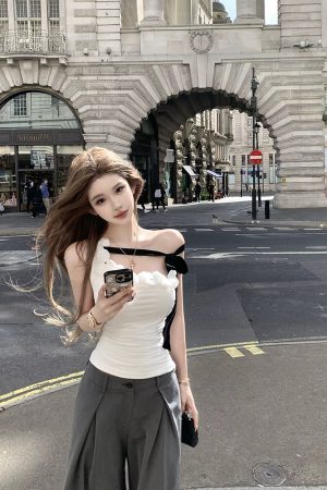 Floral Knitted Mesh Off-Shoulder Dress for Women - French Style Summer Dress with Sleeveless Design