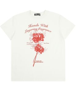 Floral Print Short Sleeve T-Shirt for Women - Summer Breathable Loose Fit Top in Trendy American Style