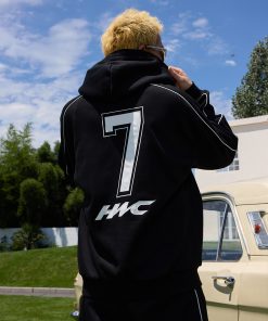 Football Club Sports Hooded Pullover Knitted Sweatshirt - Casual Streetwear, Athletic Style, Unisex Hoodie