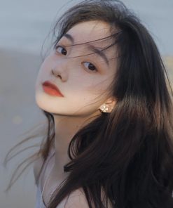 Forest Style Four-Leaf Clover Cat's Eye Stone Ear Clips - No Ear Holes, Cute High-End Elegant Accessories for Ethereal Fashion