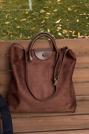 French Retro Matte Tote Bag for Women - 2025 New Fashion, Large Capacity Foldable Shoulder & Crossbody Commuting Bag