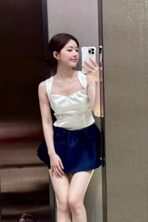 French Satin White Camisole for Women - Ballet-Inspired Summer Outerwear, Elegant High-End Top, 90s Trendy Fashion