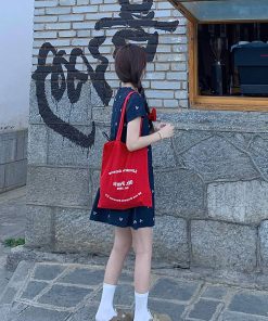 French Style Embroidered Bow Tie Dress for Women, Sweet V-Neck Short Doll Dress, Summer Fashion, Romantic Look