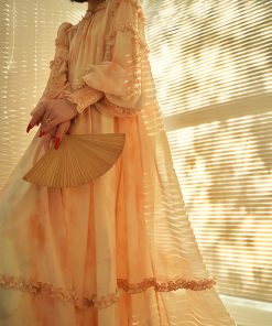 French-Style Gradient Vacation Dress | Loose Fit Niche Design | Spring Long Dress for Effortless 90s-Inspired Fashion