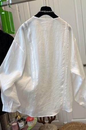 French-Style High-End Solid Color Minimalist Hollow-Out Sun Protection Shirt for Women - Unique Summer 2025 Top