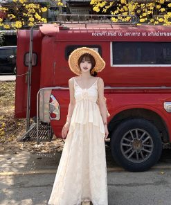 French-Style Lace Splicing Camisole Top & Half Skirt Women's Dress Set - Summer Fashion Essential