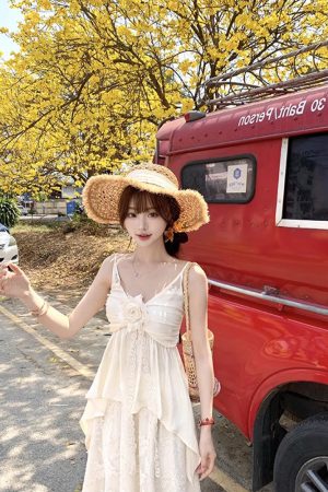 French-Style Lace Splicing Camisole Top & Half Skirt Women's Dress Set - Summer Fashion Essential