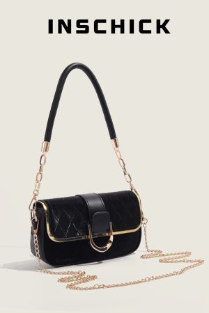French-Style Small Square Chain Bag for Women - 2025 Summer High-Quality Light Luxury Crossbody Shoulder Bag