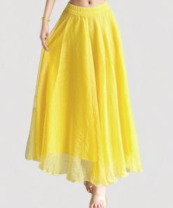 French-Style Yellow Floral V-Neck Tie-Waist Short Dress Set with Mesh Long Skirt for Vacation - Perfect for Y2K and Summer Styles