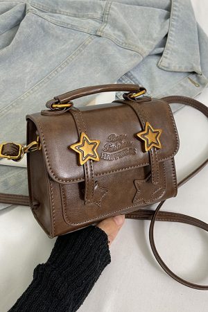 French Vintage Melard Handbag for Women - 2025 New Model, High-End Small Square Shoulder Crossbody Bag for Spring and Summer