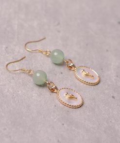 French Vintage Mother-of-Pearl Rose Earrings for Women - High-End Niche Design Studs and Drop Earrings, 2025 Fashion Statement