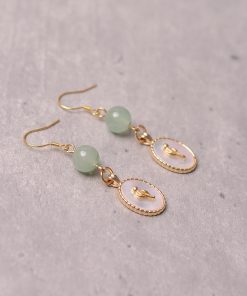 French Vintage Mother-of-Pearl Rose Earrings for Women - High-End Niche Design Studs and Drop Earrings, 2025 Fashion Statement