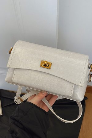 French Vintage Stone Pattern Underarm Bag for Women - 2025 High-End Versatile Small Square Shoulder Crossbody Bag