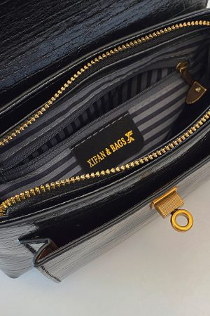 French Vintage Stone Pattern Underarm Bag for Women - 2025 High-End Versatile Small Square Shoulder Crossbody Bag