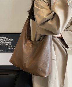 French Vintage Tote Bag for Women - Stylish Spring/Summer 2025 Shoulder Bag, Versatile Commuter & Mother-Child Bag