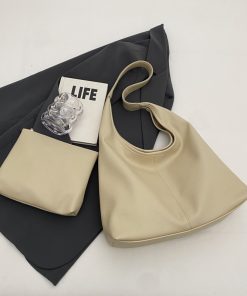 French Vintage Tote Bag for Women - Stylish Spring/Summer 2025 Shoulder Bag, Versatile Commuter & Mother-Child Bag