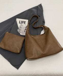 French Vintage Tote Bag for Women - Stylish Spring/Summer 2025 Shoulder Bag, Versatile Commuter & Mother-Child Bag