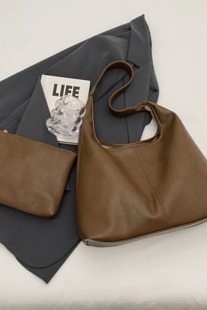 French Vintage Tote Bag for Women - Stylish Spring/Summer 2025 Shoulder Bag, Versatile Commuter & Mother-Child Bag