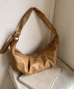 French Vintage Underarm Bag for Women - 2025 High-End Dumpling Bag, Versatile Shoulder & Crossbody Style for Spring/Summer Fashion