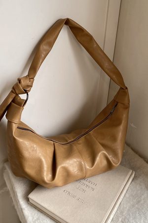 French Vintage Underarm Bag for Women - 2025 High-End Dumpling Bag, Versatile Shoulder & Crossbody Style for Spring/Summer Fashion