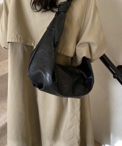 French Vintage Underarm Bag for Women - 2025 High-End Dumpling Bag, Versatile Shoulder & Crossbody Style for Spring/Summer Fashion