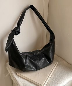 French Vintage Underarm Bag for Women - 2025 High-End Dumpling Bag, Versatile Shoulder & Crossbody Style for Spring/Summer Fashion