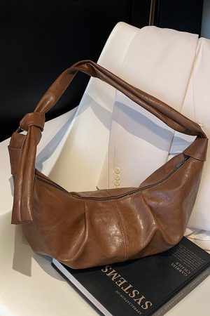 French Vintage Underarm Bag for Women - 2025 High-End Dumpling Bag, Versatile Shoulder & Crossbody Style for Spring/Summer Fashion