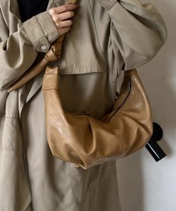 French Vintage Underarm Bag for Women - 2025 High-End Dumpling Bag, Versatile Shoulder & Crossbody Style for Spring/Summer Fashion