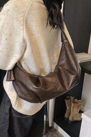 French Vintage Underarm Bag for Women - 2025 High-End Dumpling Bag, Versatile Shoulder & Crossbody Style for Spring/Summer Fashion
