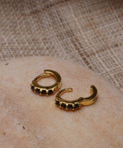 French Vintage Zircon Ear Studs for Women - Simple Versatile Minimalist Earrings, Fashionable Personalized Jewelry