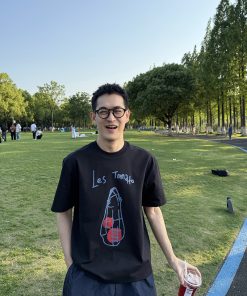 Fruit Print Short-Sleeve T-Shirt for Men â€“ Summer 2025 Casual Style, Loose Fit, Versatile American Fashion, Trendy Streetwear