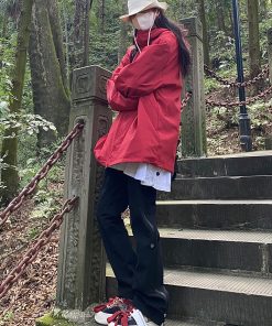 Functional Waterproof Outdoor Work Pants for Men and Women - Removable Retro Casual Straight Leg Trendy Style