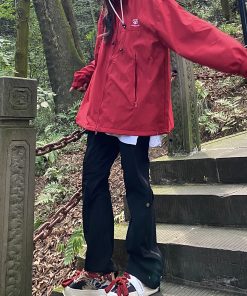 Functional Waterproof Outdoor Work Pants for Men and Women - Removable Retro Casual Straight Leg Trendy Style