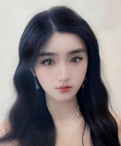 Galaxy Girl Long Tassel Earrings with Spiral Cat's Eye Stone and Round Ball Ear Clips - Elegant No Ear Hole Design