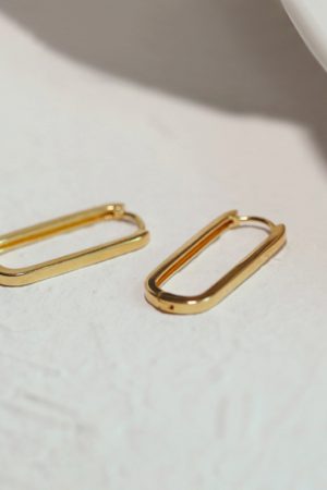 Geometric Silver Stud Drop Earrings - Trendy 2025 Female Jewelry, Korean Style, Internet Celebrity Fashion