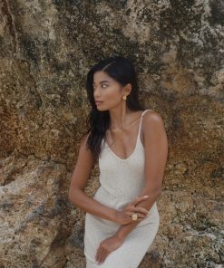 Geometric Three-Dimensional Shiny Surface Earrings in S925 Silver Pin | Vacation Style Retro Minimalist Fashion Jewelry