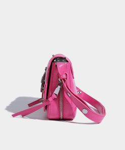 Girl Art Aesthetic, Girl In Dress Drawing - Y2K Candy Belted Baguette Bag