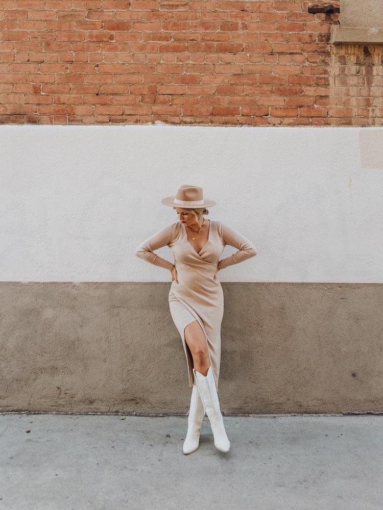 Girl Dressing Style, Ruffle Dress With Jeans - Disco Cowgirl Western Knee-High Boots Girl Dressing Style, Ruffle Dress With Jeans - Disco Cowgirl Western Knee-High Boots