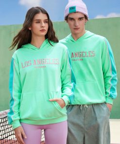 Girl Outfits Drawing, American Glamour Outfits - Los Angeles Couple Hoodie