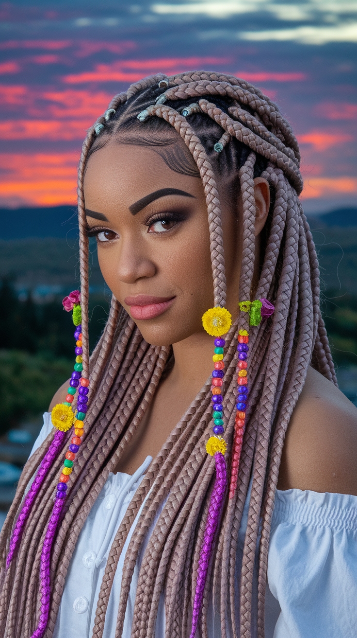 Goddess Twist Braids Hairstyles You