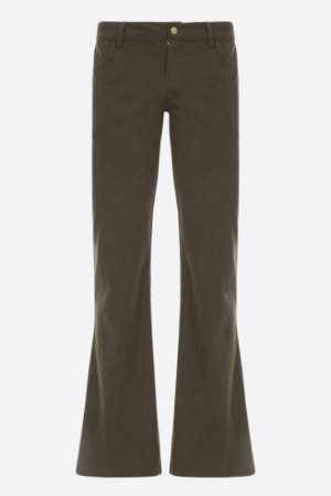 Going Out Tomboy Outfits, Streetstyle Outfit - Y2K Corduroy Pants