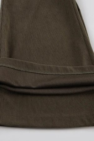 Going Out Tomboy Outfits, Streetstyle Outfit - Y2K Corduroy Pants