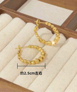 Gold and Silver Minimalist S925 Needle Earrings, Unique Light Luxury Design, 2025 Trending Ear Accessories