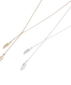 Gold Tree Leaf Clavicle Chain Necklace - Simple European and American Jewelry for Elegant Style