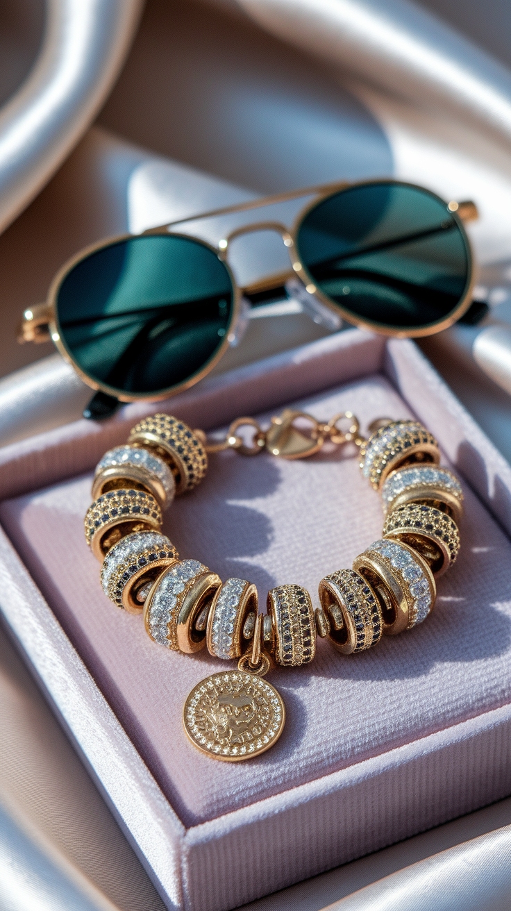 Choosing the Perfect Gold Charm Bracelet for Women outfit idea