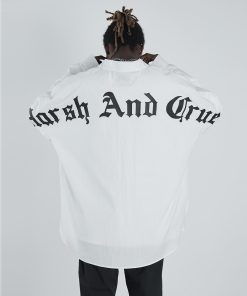 Gothic Casual Long Sleeve Shirt - Versatile Loose Trendy Top for 90s Y2K Aesthetic